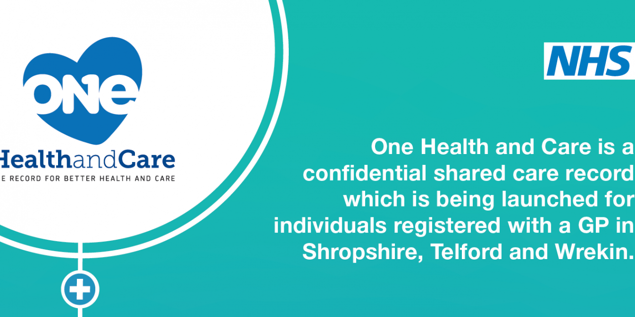 One Health and Care – NOW LIVE