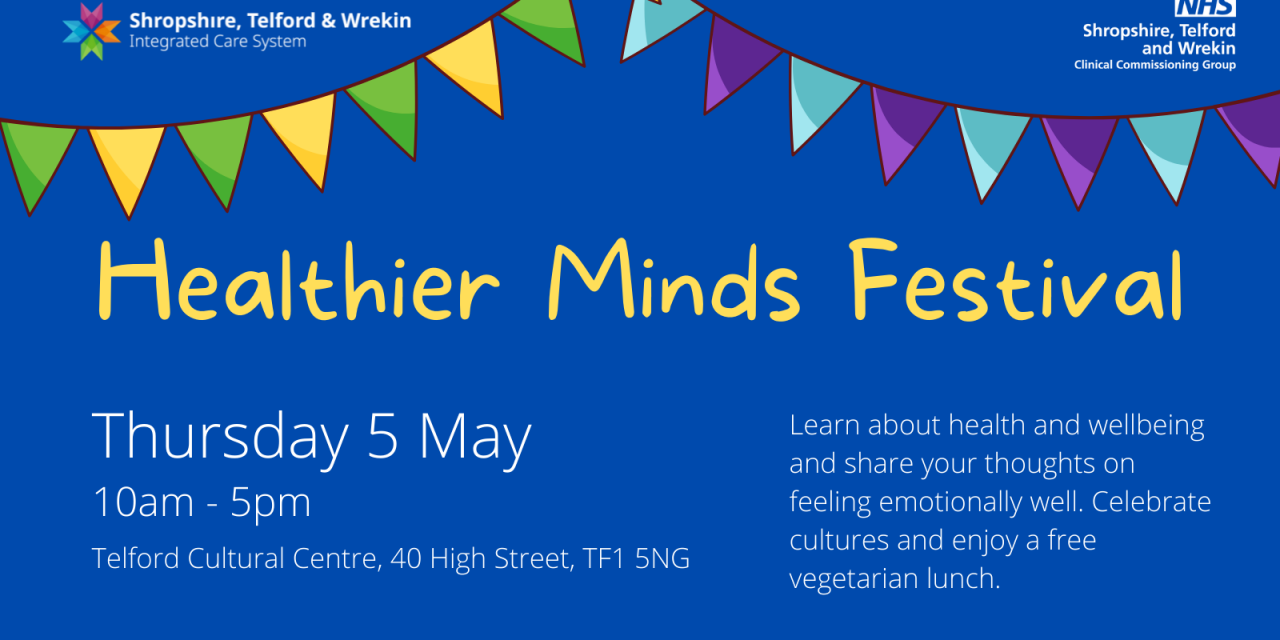 Healthier Minds Festival – Thursday 5th May 2022
