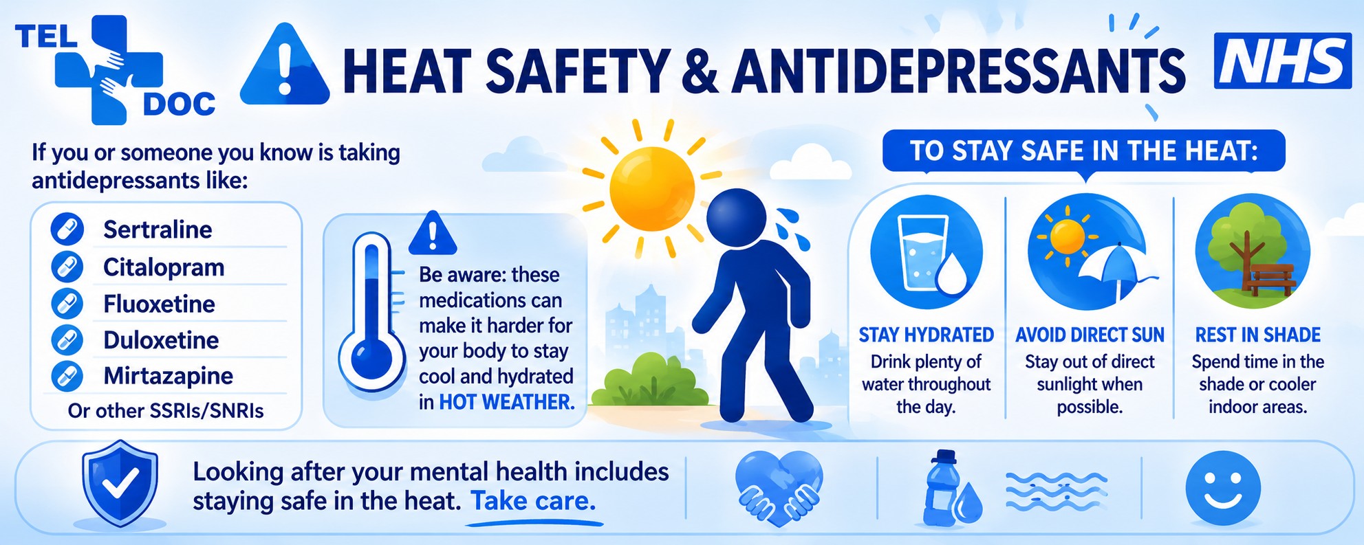 Heat Safety and Antidepressants Heat Safety and Antidepressants